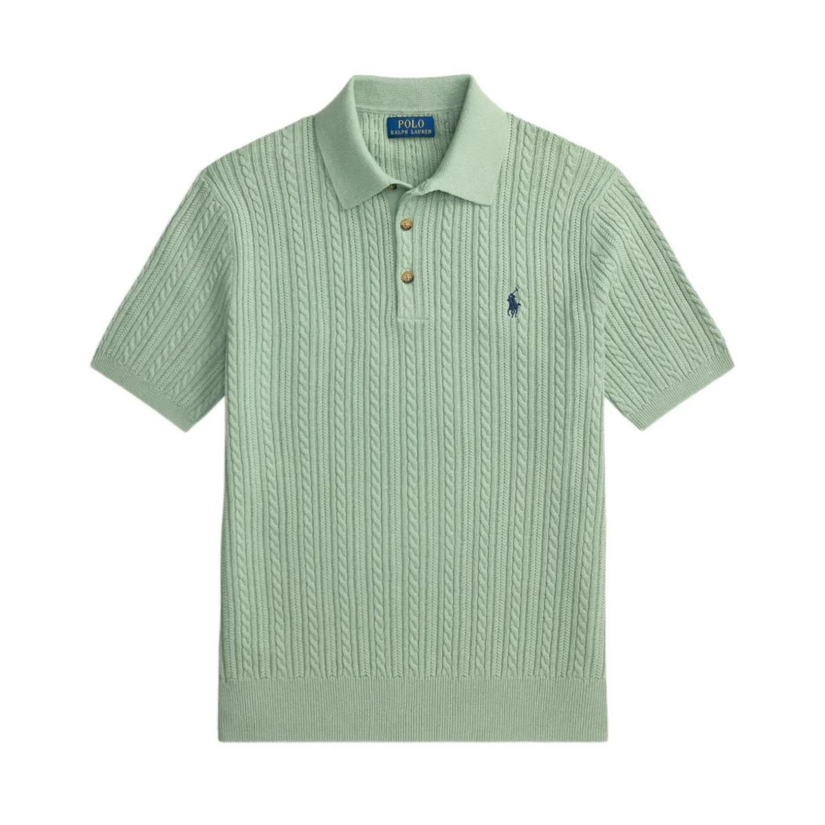 Polo in Maglia Premium con Trama Intrecciata